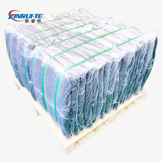 % 100 Vigin Siyah Makro Kabartmalı Polipropilen Kavisli Elyaflar