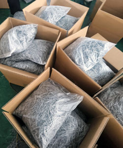 Makro yapısal sentetik polimer PP beton i&ccedil;in polipropilen hibrid fiber