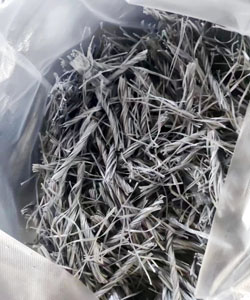 Makro yapısal sentetik polimer PP beton i&ccedil;in polipropilen hibrid fiber