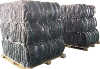 Püskürtülmüş beton için yüksek mukavemetli kabartmalı gri pp lifleri