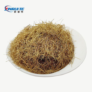 Betonda kullanılan bakır kaplı bakırlı mikro çelik elyaf lifleri