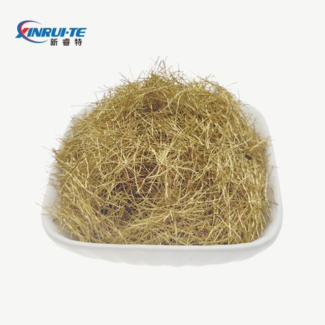 Betonda kullanılan bakır kaplı bakırlı mikro çelik elyaf lifleri